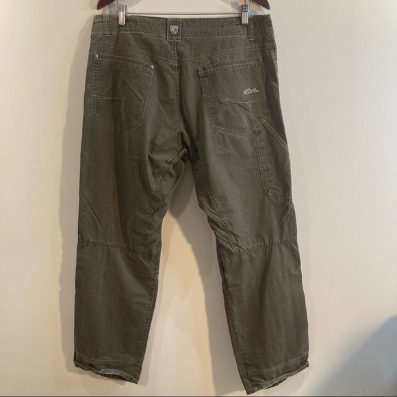 KUHL 38 x 32 Revolvr Vintage Patina Dye Cargo Style Pockets Comfort Knee Pants - Picture 4 of 16